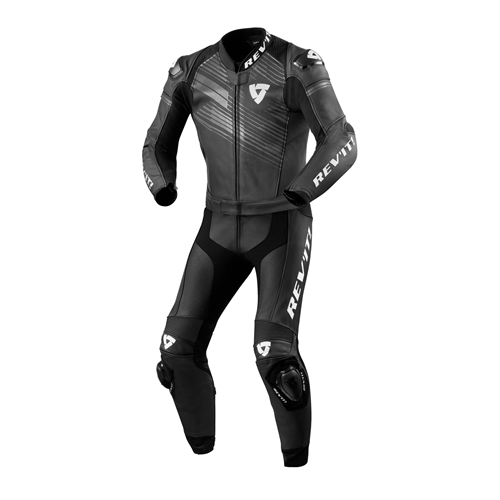 REV'IT! Apex 2-piece suit, 2-delig motorpak, Zwart Wit